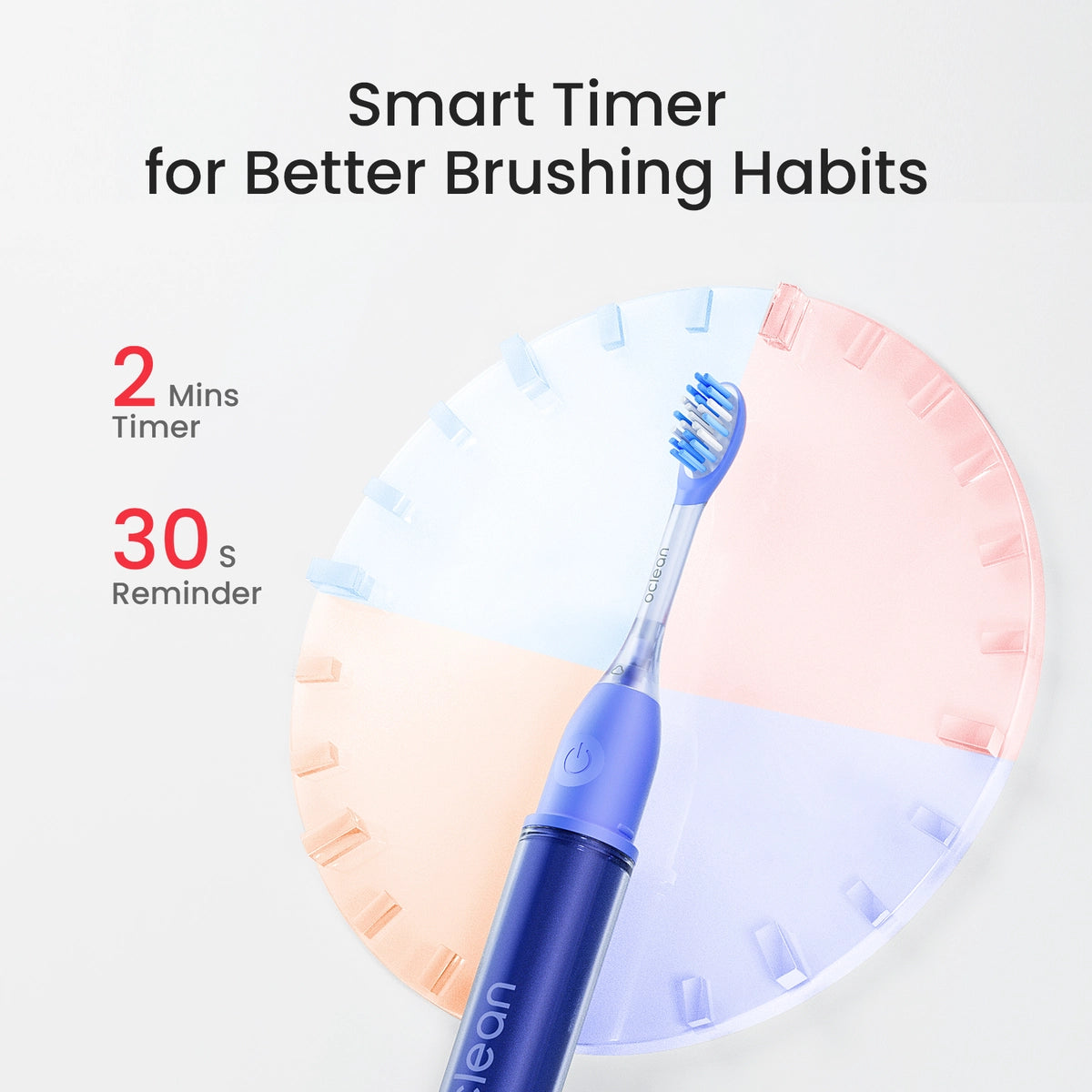 Oclean Ease Rechargeable Electric Toothbrush - Smart Timer