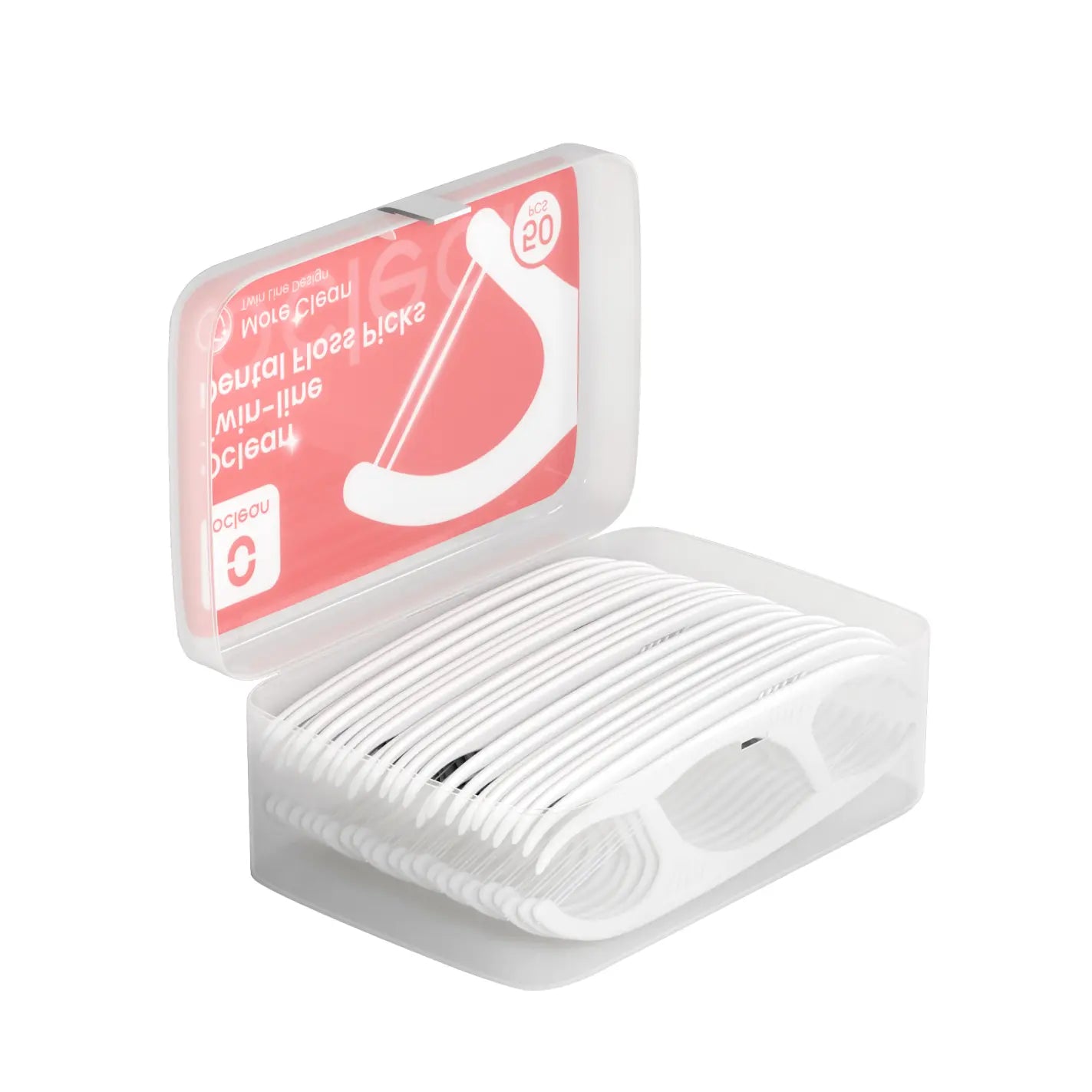 Oclean Twin-line Cure-dents avec fil dentaire - 4 unités