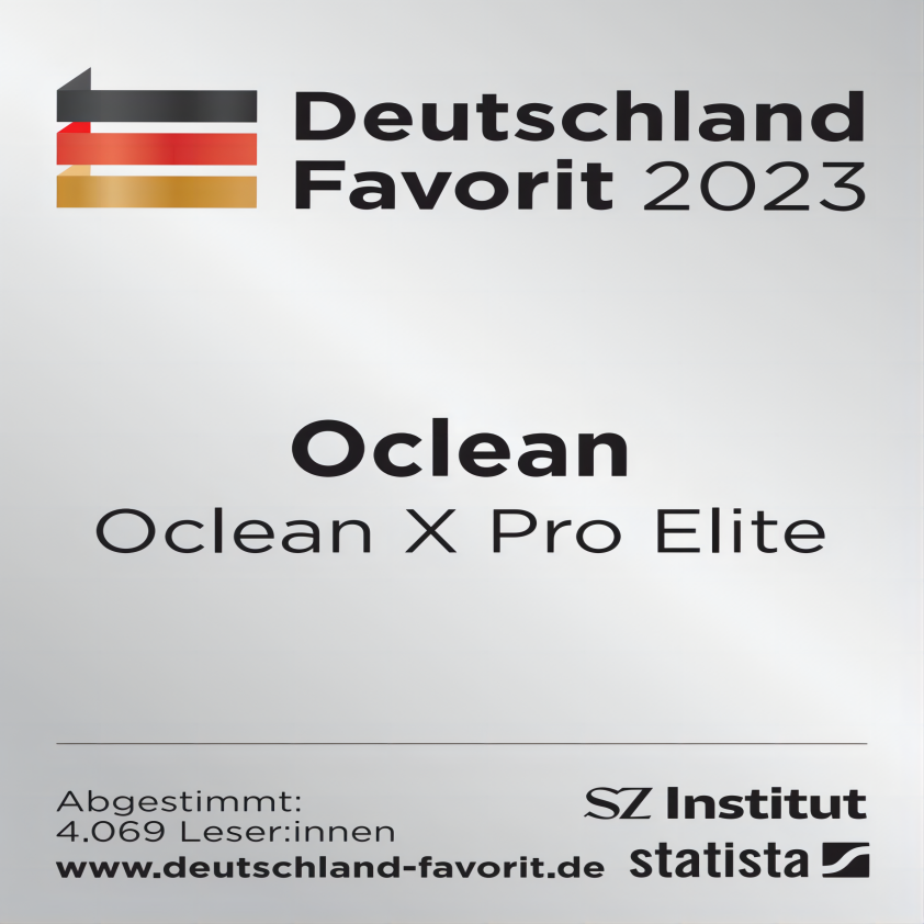 Oclean X Pro Elite reçoit le prestigieux prix "Deutschland Favorit 2023".