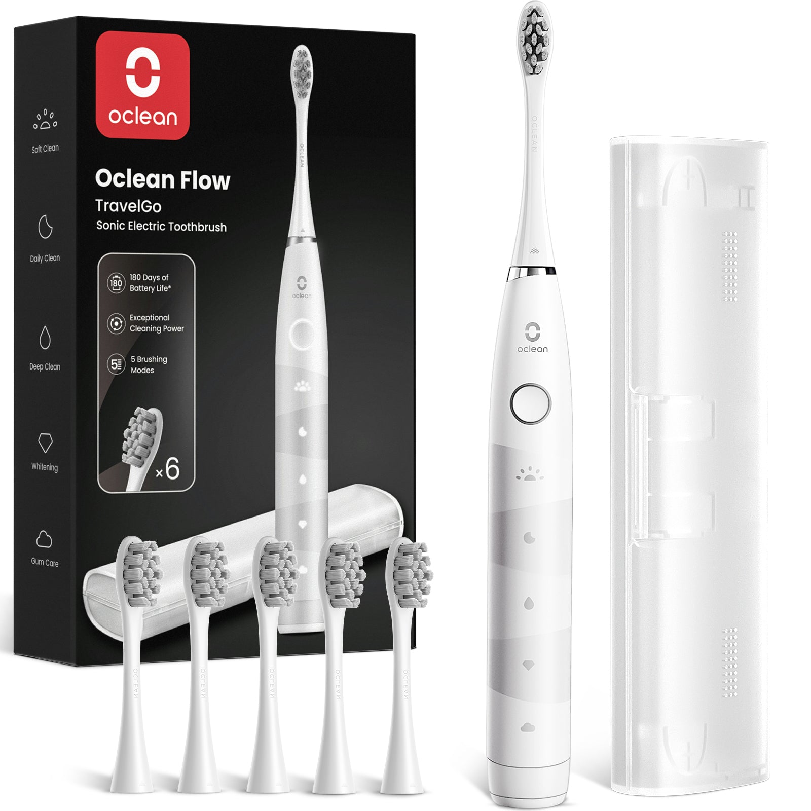 Oclean TravelGo Flow Set Sonic Electric Toothbrush-Brosses à dents-Oclean Global Store