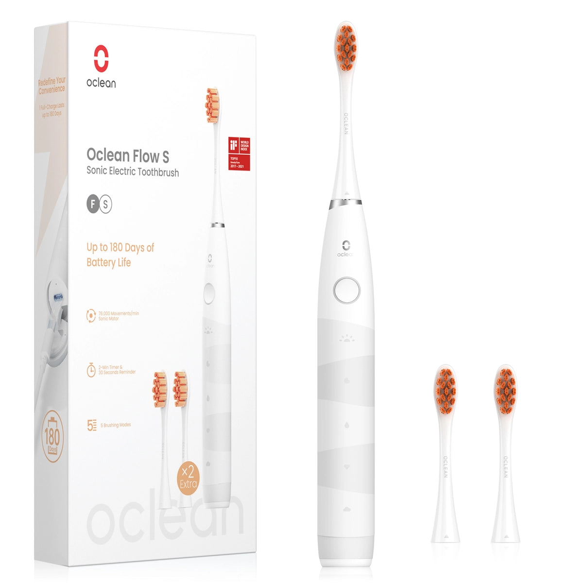 Oclean Flow S brosse à dents sonique - Avec boîte