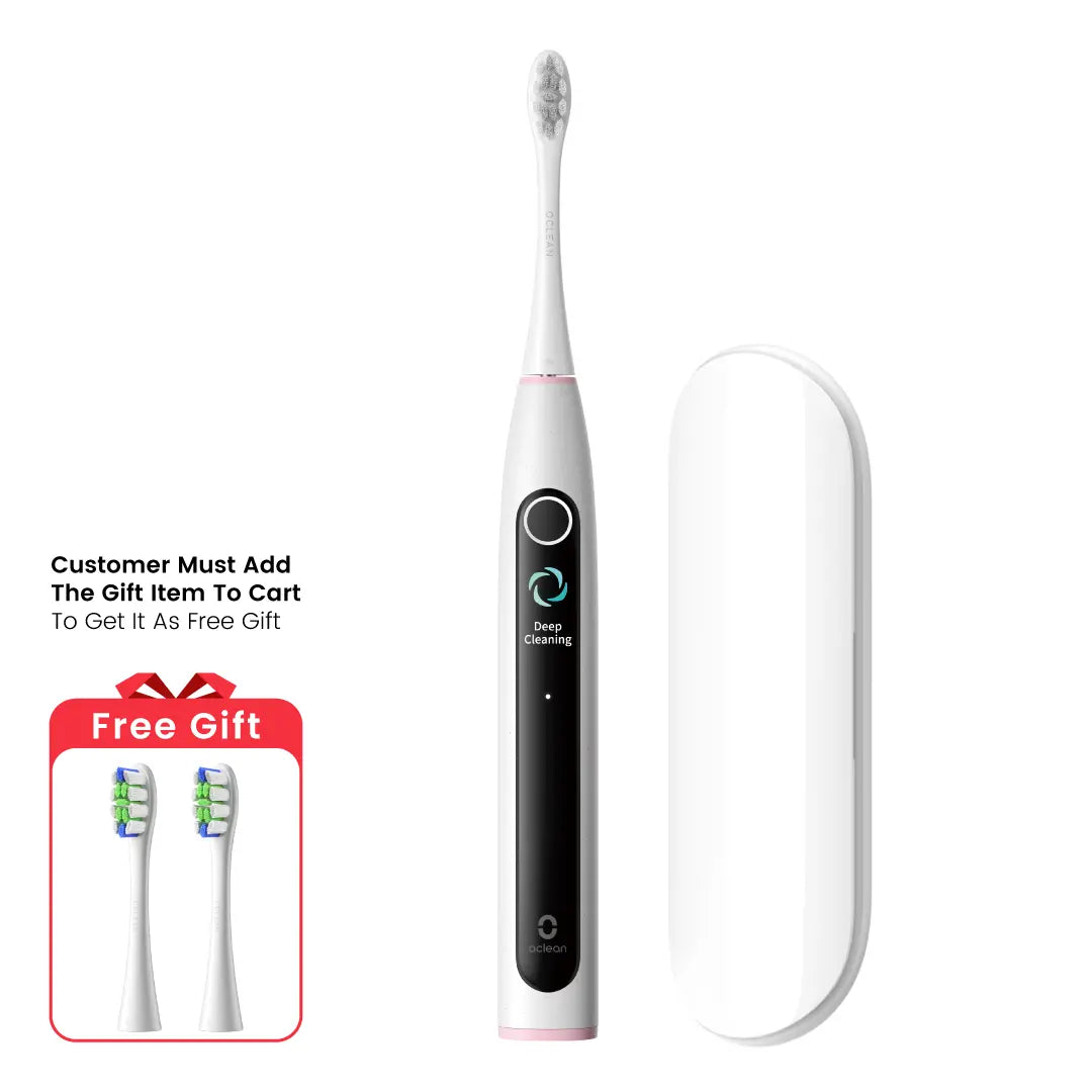 Oclean X Lite S Smart Sonic Toothbrush - Grey avec 2PCS Free Gift 1