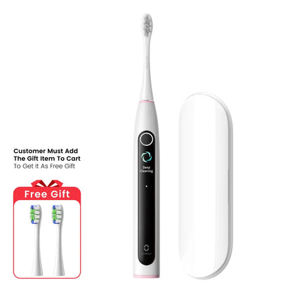 Oclean X Lite S Smart Sonic Toothbrush - Grey avec 2PCS Free Gift 1