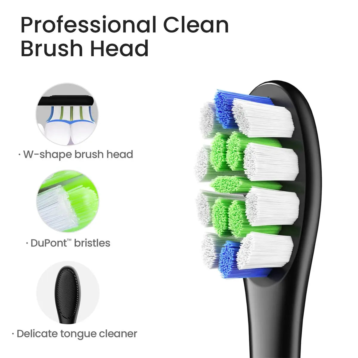 Oclean X Lite Smart brosse à dents sonique- Tête de brosse