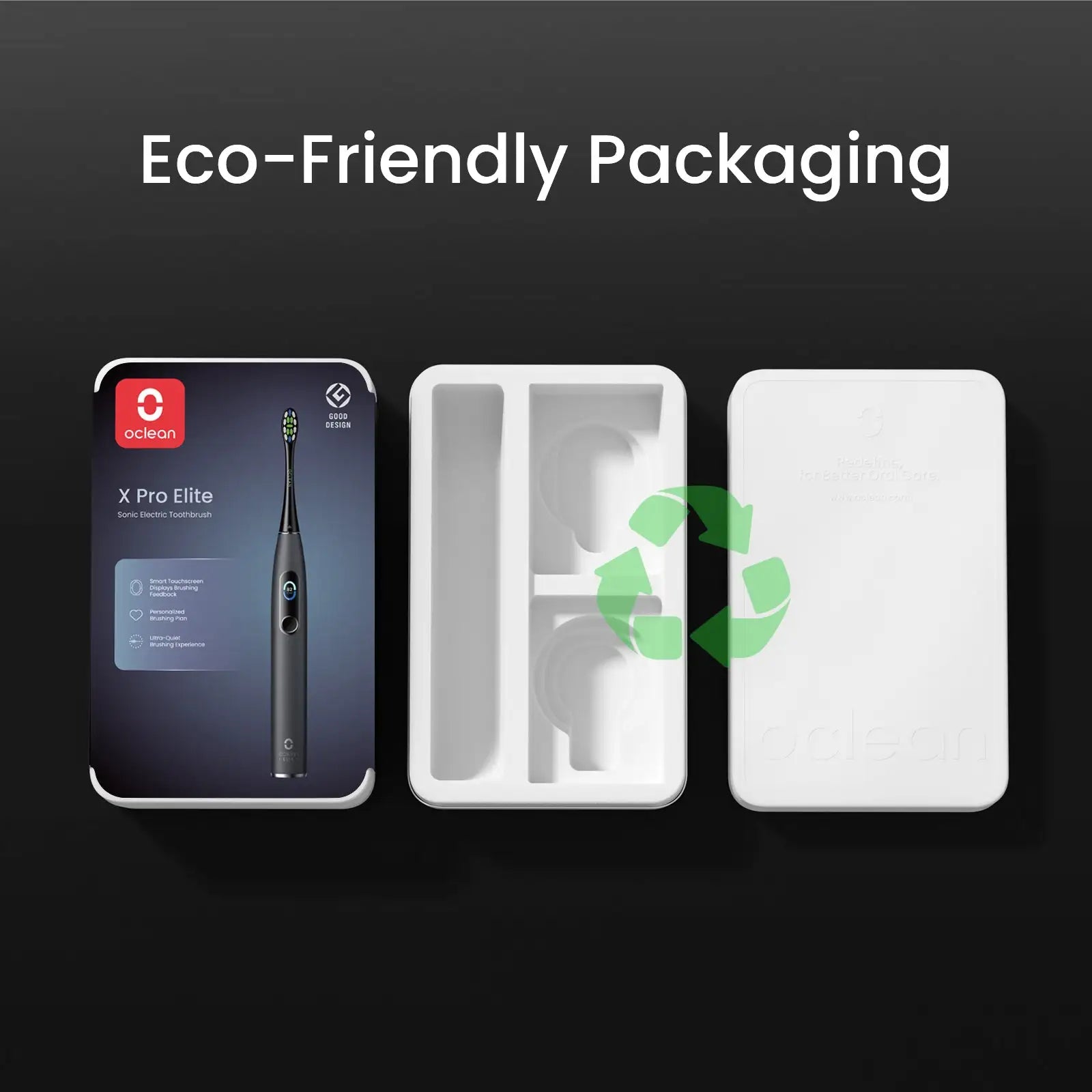 Oclean X Pro Elite Premium Set -Emballage écologique