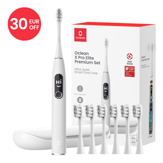 Oclean X Pro Elite Premium Set - Grey avec 30 EUR OFF